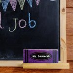 Lápiz personalizado con purpurina y diseño de crayón Borrador de pizarra con 2 rotuladores Día del Profesor Regalo de agradecimiento por la vuelta al cole para educadores