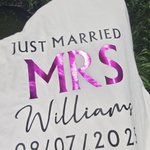 Personalisierte Just Married Frau Herr Multicolor 100% Baumwolle Zip Up Hoodie mit Namen Hochzeit Braut Dusche Flitterwochen Geschenk für Braut Bräutigam Paar