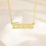 Henkilökohtainen Hieno Zirkoni nimi kaulakoru Dainty Korut Syntymäpäivä Äitienpäivä Vuosipäivä lahja naisille