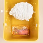 Personalized Yarn Ball Yarn Spinner Clear Storage Bag Set with Name and Stitch Marker Crochet Knitting Accessory Birthday Gift for Craft Lovers