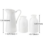 Personalized Grandma's Garden 2-15 Birth Flowers Ceramic Vase with Names and Text Home Decoration Birthday Gift for Mom Grandma