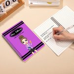 Cuaderno de notas A5 personalizado con el nombre y el texto del profesor Regalo de vuelta al cole para profesores