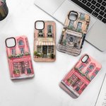 Personalized Bookstore Design TPU Phone Case for iPhone with Name Birthday Opening Gift for Book Lovers Bookworms Readers