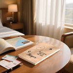 Journal personnalisé en cuir PU A5 avec nom et 100 pages lignées Utilisation quotidienne Cadeau d'anniversaire pour les amoureux du voyage