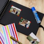 Personalized Romantic Line Art Photo Album Scrapbook with Name and Text Anniversary Valentine's Day Gift for Couple Beloved One