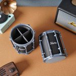 Personalized 3D Snare Drum Design Pen Holder with Name Birthday Anniversary Gift for Teacher Music Lover