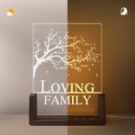 Gepersonaliseerd familie leven boom acryl LED nachtlampje met 1-12 namen Home Decoratie verjaardag Moederdag vakantie cadeau voor familie kinderen