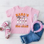 Personalised Boo Crew 1-10 Cute Ghosts Multicolour 100% Cotton Kid Adult T-shirt with Title and Name Holiday Halloween Party Gift for Family Kids