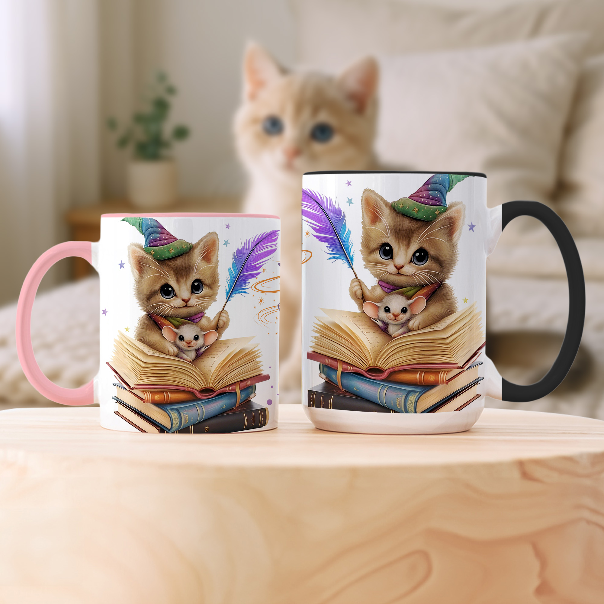 Mug Personnalisé - 3 Photos - Mug Céramique Personnalisable Avec Photos - Résiste Au Micro Ondes Et