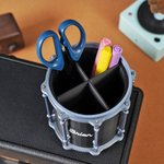 Personalized 3D Snare Drum Design Pen Holder with Name Birthday Anniversary Gift for Teacher Music Lover