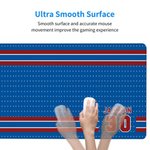 Personalisierte Sport Trikot Design Multicolor Anti-Rutsch-Schreibtisch-Matte Mauspad mit Namen und Nummer Bürobedarf Spieltag Geburtstag Geschenk für Sportliebhaber