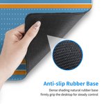 Personalisierte Sport Trikot Design Multicolor Anti-Rutsch-Schreibtisch-Matte Mauspad mit Namen und Nummer Bürobedarf Spieltag Geburtstag Geschenk für Sportliebhaber