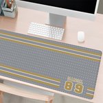 Personalisierte Sport Trikot Design Multicolor Anti-Rutsch-Schreibtisch-Matte Mauspad mit Namen und Nummer Bürobedarf Spieltag Geburtstag Geschenk für Sportliebhaber