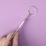 Porte-clés personnalisé en acrylique Snowboard avec photo de l'équipe Cadeau d'anniversaire pour les membres de l'équipe Passionnés de ski