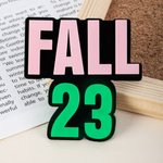 Personalised Acrylic Sorority Pin Badge with Initiation Season and Number Recruitment Greek Week Meeting Pride Gift for Sorors