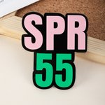 Personalised Acrylic Sorority Pin Badge with Initiation Season and Number Recruitment Greek Week Meeting Pride Gift for Sorors