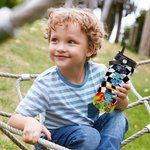 Bottiglia d'acqua per bambini isolata in acciaio inossidabile con manico e cannuccia Regalo di ritorno a scuola per ragazzi e ragazze