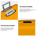 Personalized Just A Girl Airplane Earth Luggage Protective Cover Fits 18-32 Inches Suitcase with Name Travel Accessories Birthday Gift for Girls