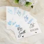 Personalisierte wasserdichte Frau Herz Hochzeit Schuhe Aufkleber mit Text und Datum High Heel Decal Hochzeit Jahrestag Geschenk für Braut Brautjungfern