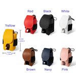 Personalized Multicolour PU Leather Golf Ball Bag Tee Holder with Name and Photo Sport Accessories Birthday Gift for Golf Lover Friend