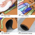 Gepersonaliseerde boekbladelementen antislip deurmat met tekst Klaslokaaldecoratie Terug naar school-cadeau voor leraren