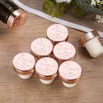 Personalisierter Minimalistischer 10-tlg. Weinverschluss mit Namen und Datum Hochzeit Party Jahrstag Geschenk für Frischvermählte