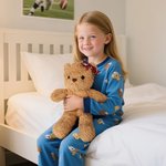 Personalized Basketball Baseball Softball Number Plush Teddy Bear Stuffed Toy Game Day Birthday Gift for Boys Girls Sports Enthusiasts