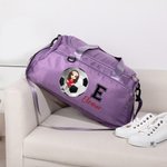 Personalizzato Cartoon Personaggio Basket Baseball Impermeabile Grande Viaggio Duffel Bag con Nome e Iniziale Regalo di Compleanno per Mamma Amanti dello Sport