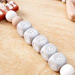 Gepersonaliseerde schattige Western Cowboy Silicone Kralen Fopspeen Clip houder met naam past op de meeste fopspenen Speen Speelgoed Baby Shower Gift voor pasgeborene