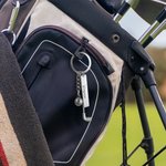 Personalized Golf Ball Clubs Keychain Bag Tag with Engraved Name Anniversary Birthday Club Gift for Golf Lovers