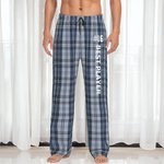 Personalisierte Plaid weichen Kordelzug Flanell Pyjama Hose mit Namen und Sport Zahl Jahrestag Geburtstag Geschenk für Paare Sportliebhaber