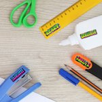 Gepersonaliseerde Graffiti Naam Waterdichte Etiketten Set van 2 Schoolbenodigdheden Terug naar School Verjaardagscadeau voor Kinderen