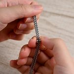 Personalized Italy Horn Mano Cornuto Virgin Mary Pendant Adjustable Bracelet with Initial Birthday Anniversary Gift for Women