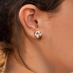 Personalised Soccer Wooden Stud Earrings with Engraved Numbers Birthday Anniversary Game Day Gift for Soccer Players Fans