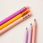 Personligt pennset med 6 tecknade figurer med namn Student Incentive Tillbaka till skolan Födelsedagspresent för pojkar Flickor