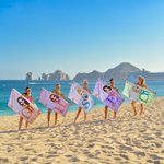 Personlig, stor och snabbtorkande badhandduk med namn och initialer för tecknad karaktär Sommartillbehör Poolparty Födelsedagspresent till familjemedlemmar