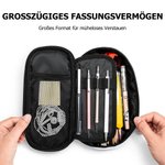 Personalisiertes Niedliches Dinosaurier Federmäppchen mit Namen Große Kapazität Einschulung Schulanfang Geburtstag Geschenk für Jungen Mädchen