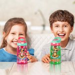 Henkilökohtainen värikäs söpö sarjakuva eläin 16 oz Kid vesipullo nimi takaisin kouluun syntymäpäivälahja pojille tytöille