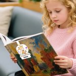 Personalizado Matemáticas Música Tema Símbolos Dibujos animados Animales Marcapáginas magnético Clip con nombre Cumpleaños Vuelta al cole Regalo para niños Estudiantes