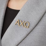 Personalized Pearl Sorority Brooch Pin with Greek Letter Sorority Accessories Initiation Ceremonie Gift for Sister | Callie × Affinity Licensing