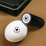 Timbro per uova personalizzato con nome testo e diversi modelli standard FDA inchiostro alimentare fattorie regalo per famiglia e agricoltori