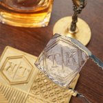 Personalized Food-Grade Engraved Monogram Whiskey Ice Cube Mold Tray with Stamp Design and Tong Bar Accessory Party Gift for Bartender