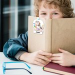 Personalizado Matemáticas Música Tema Símbolos Dibujos animados Animales Marcapáginas magnético Clip con nombre Cumpleaños Vuelta al cole Regalo para niños Estudiantes