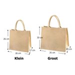 Gepersonaliseerde Zomerse Mode Jute Shopper met Cartoonfiguur en Naam Draagtas Strandfeest Bedankje of Verjaardagscadeau voor Vrouwen