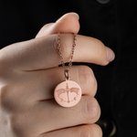 Personalisierte Fantasy Drachenreiter Mondnacht Halskette mit eingraviertem Text Geburtstag Jahrestag Weihnachtsgeschenk für Frauen Bücherwürmer Buchliebhaber