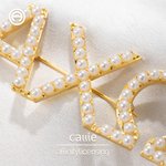 Henkilökohtainen Pearl Sorority rintaneula Pin Kreikan Letter Sorority tarvikkeet Aloittaminen seremonia lahja Sisko | Callie × Affinity Licensing