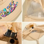 Chapeau de soleil respirant personnalisé avec nom Accessoires d'été Cadeau d'anniversaire pour garçons filles