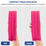 Trousse à Crayons Personnalisées avec Nom et Personnage Deux Couches Fermeture Éclair Fournitures d'Étude Cadeau Rentrée Scolaire pour Garçon Fille