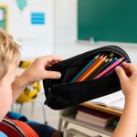 Personalised Cartoon Character Oxford Pencil Case with Initial and Text School Supply Birthday Back to School Gift for Boys Girls