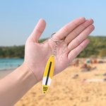 Personalised Beach Surfboard Acrylic Keychain Bag Tag with Photo Birthday Club Gift for Team Members Surf Enthusiasts